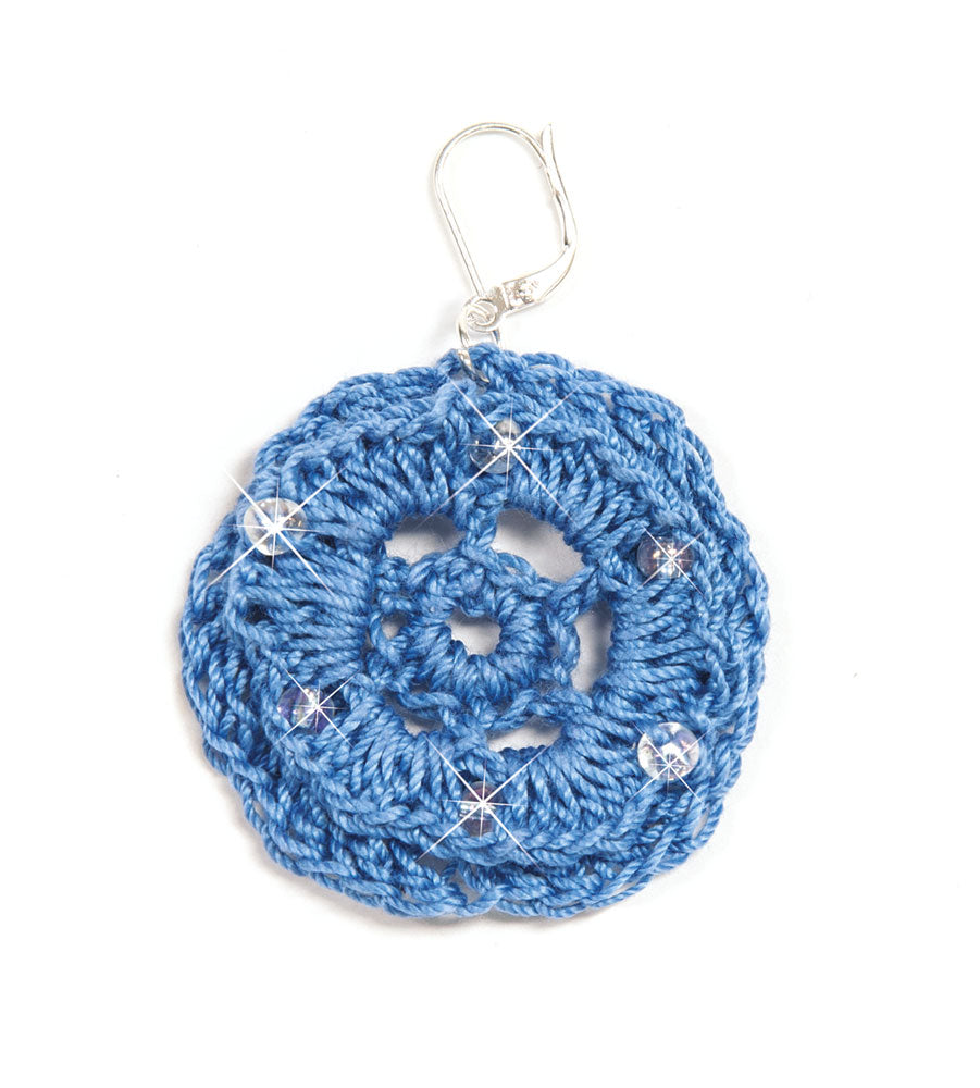 Crochet Beaded Earrings Pattern
