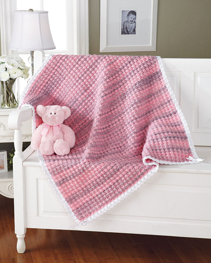 Sweet Bubbles Baby Blanket Pattern – Mary Maxim