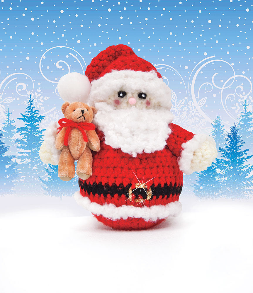Santa & Teddy Ornament Pattern