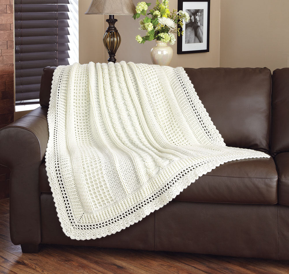 Cozy Cables Afghan Pattern – Mary Maxim