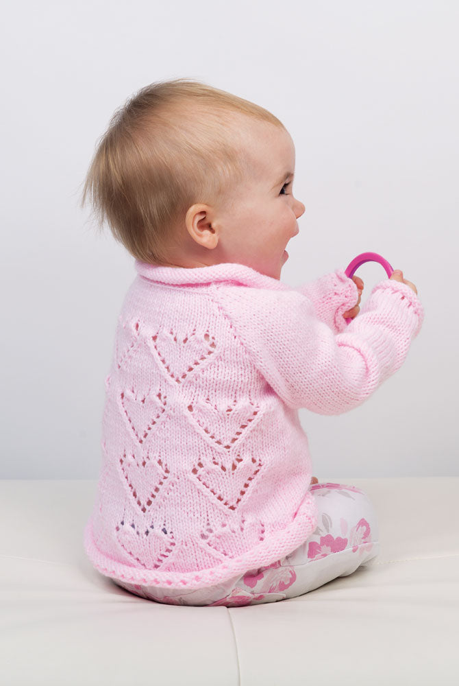 Hearts Baby Pullover Pattern – Mary Maxim