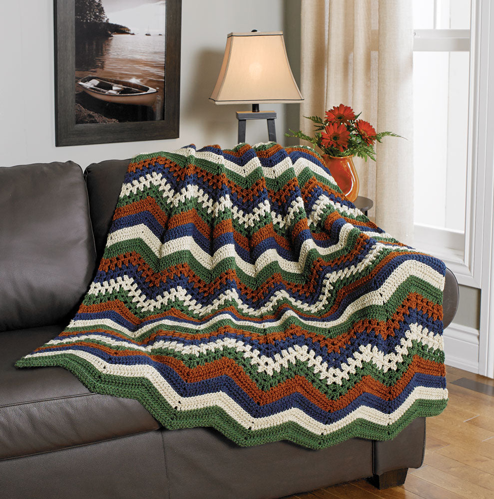 Diffuser Throw Pattern Ripples and Lace Throw Pattern – Mary Maxim
