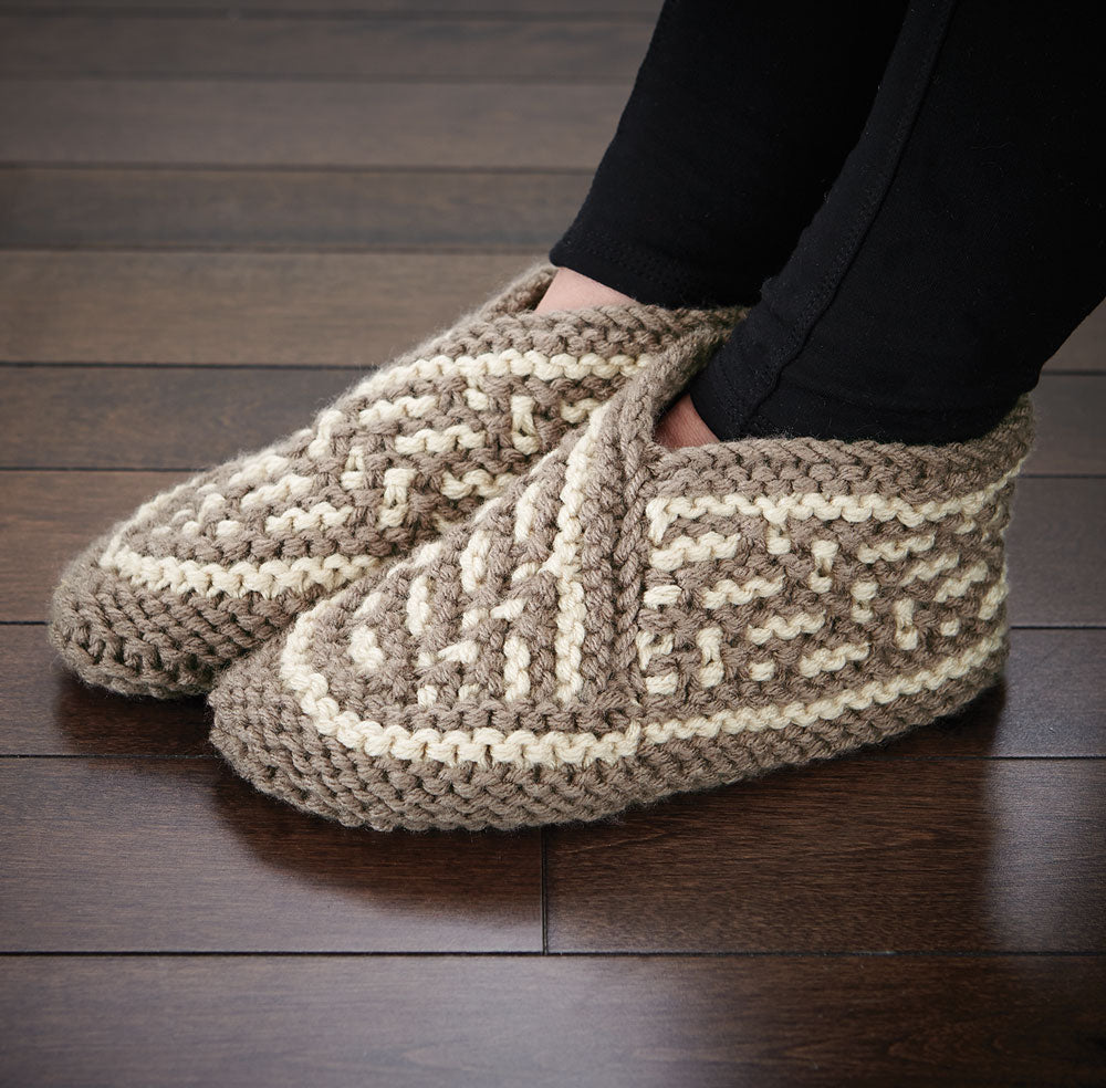 Wrapped Slippers Pattern