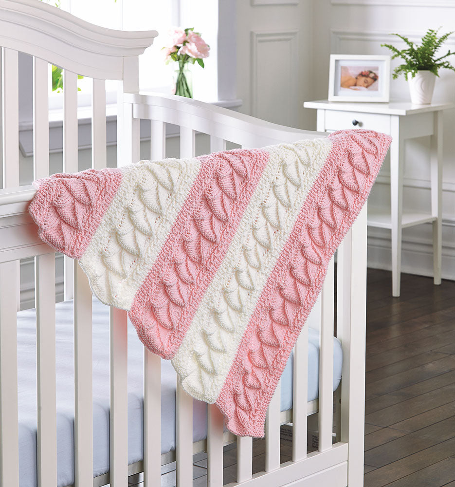 Crochet Baby Girl Blanket Cotton Candy Baby Blanket Pattern – Mary