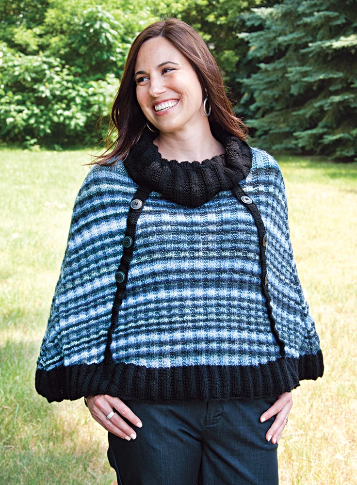 Playful Poncho Pattern – Mary Maxim