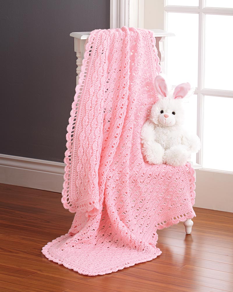 Softly Shelled Baby Blanket Pattern