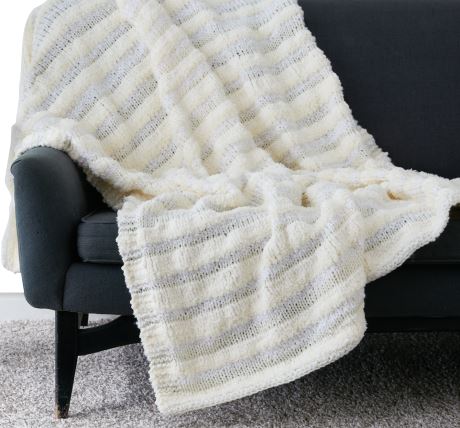 Free Easy Textures Knit Blanket Pattern