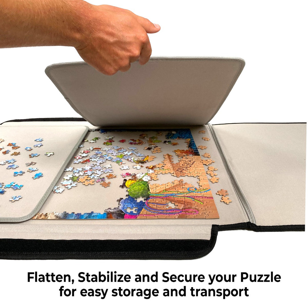 Portable Jigsaw Puzzle Board Mat by Mary Maxim - Puzzle Tables for Adults - Puzzle Organizer and Storage - Puzzle Table Felt Non-Slip Mat Holds Up