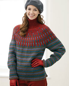Free Yoke Pullover Knit Pattern