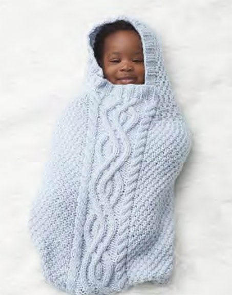 Free Cable Baby Sack Pattern