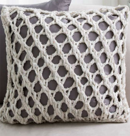 Free Mesh Pillow Cover Pattern