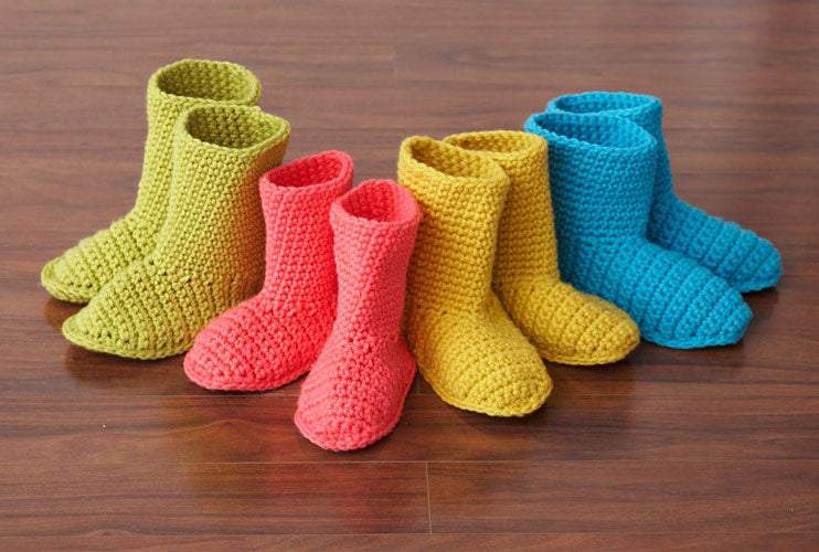 Free Slipper Boots Pattern – Mary Maxim