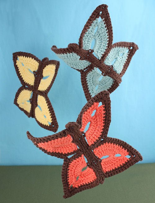 Free Summer Butterfly Dishcloth Pattern