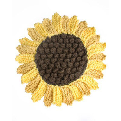 Free Sunflower Dishcloth Pattern