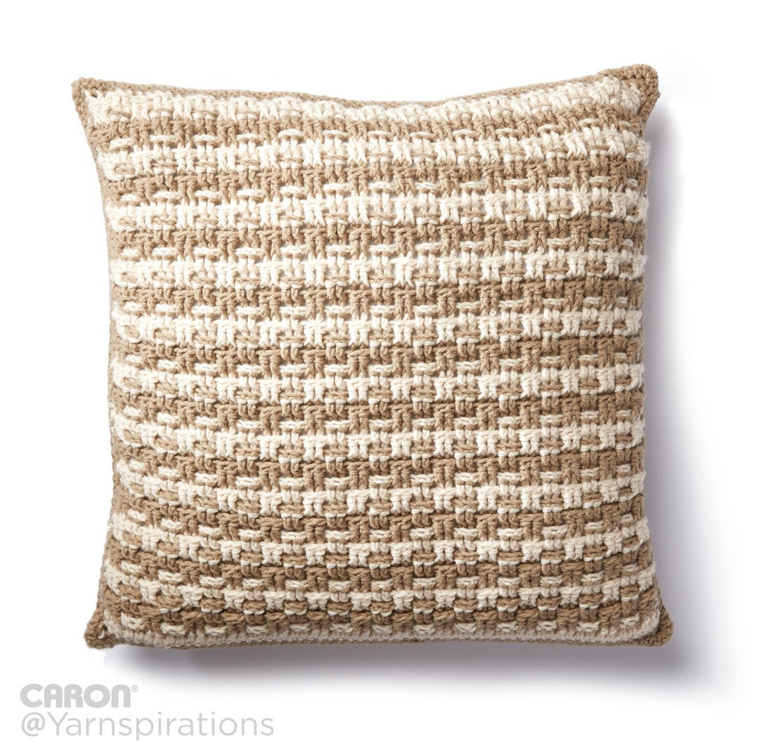 Free Woven Look Pillow Pattern
