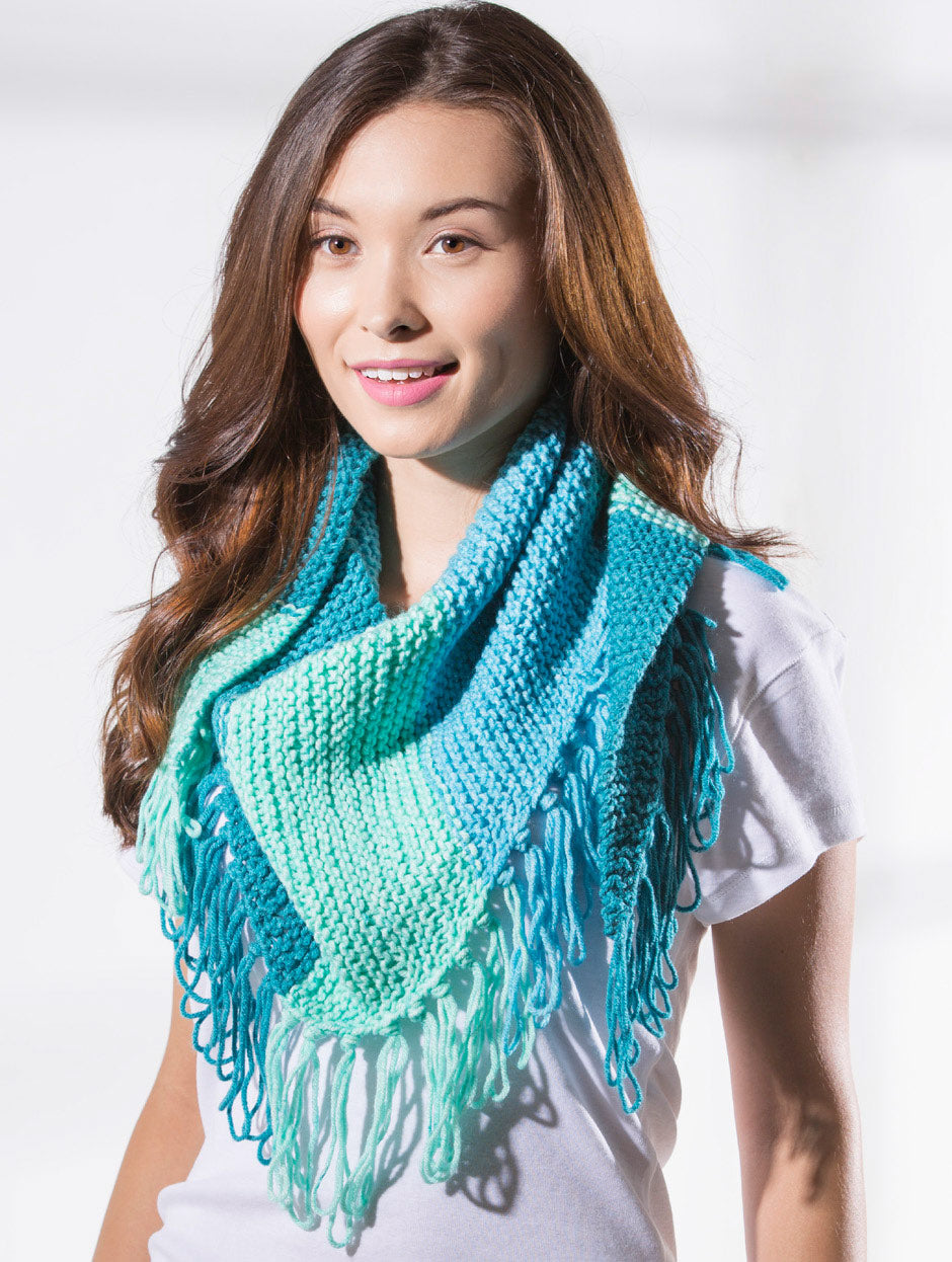 Free Loopy Fringed Scarf Pattern