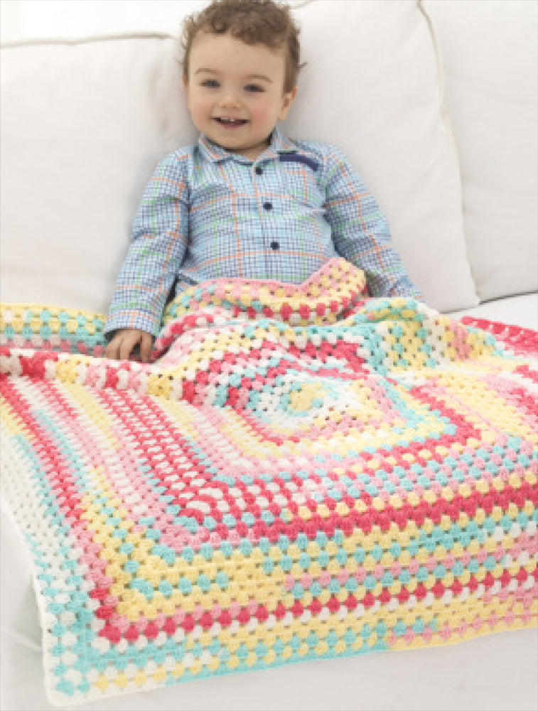 Happy Colors Baby Afghan Pattern