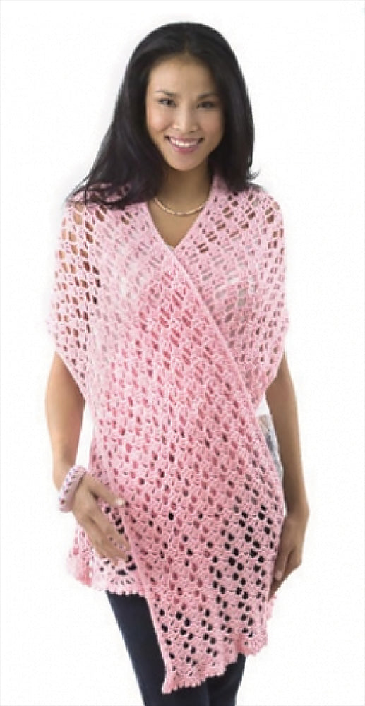 Free Pink Ribbon Shawl Pattern