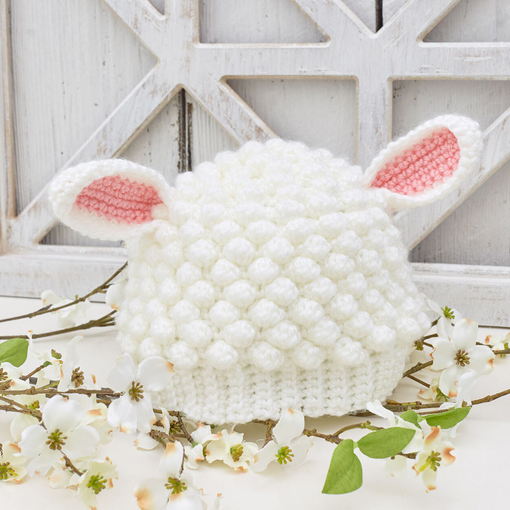 Free Sweet Lamb Crochet Hat Pattern