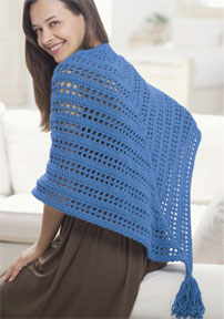 Free Triangle Shawl Crochet Pattern