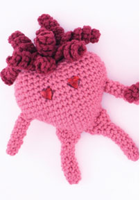 Free Amigurumi Heart Crochet Pattern
