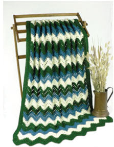 Free Land & Sea Throw Crochet Pattern