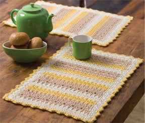 Free Cornmeal Mats Crochet Pattern