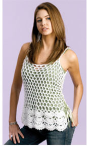 Free Floral Cami Crochet Pattern