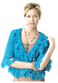 Free Lacy Jacket Crochet Pattern