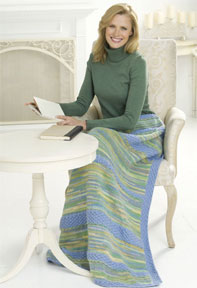 Free Tranquil Lapghan Knit Pattern