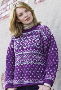 Free Northern Lights Fair Isle Pullover Knit Pattern