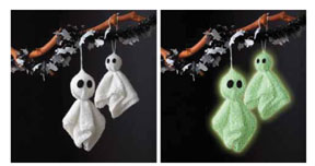 Free Glowing Ghost Family Knit Pattern