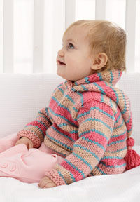 Free Baby Chunky Hoodie Knit Pattern