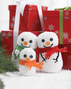 Free Snowman Family Crochet Pattern