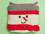 Free Happy Snowman Basket Pattern
