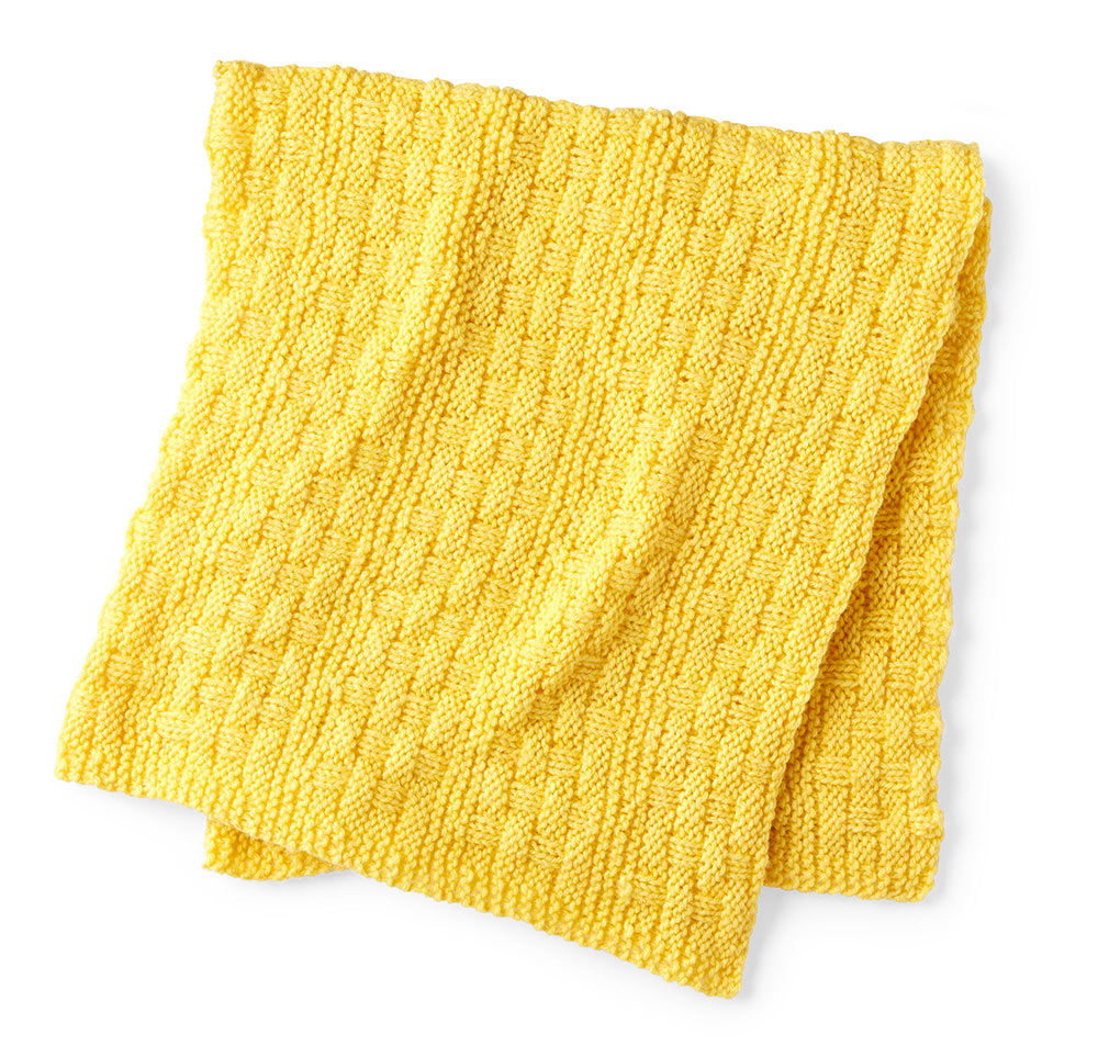 Free Bright and Cuddly Knit Blanket Pattern
