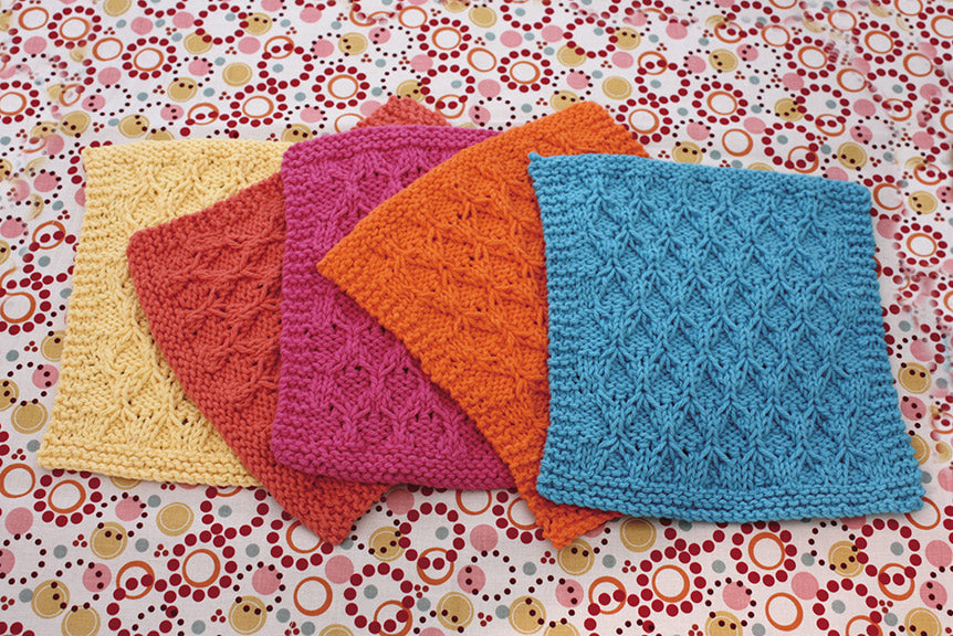 Free Knit Honeycomb Check Dishcloth Pattern