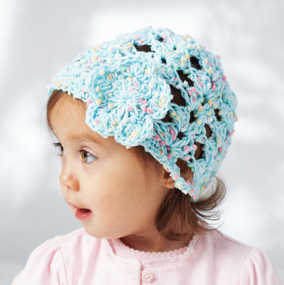 Free Lacy Shells Baby Hat Pattern