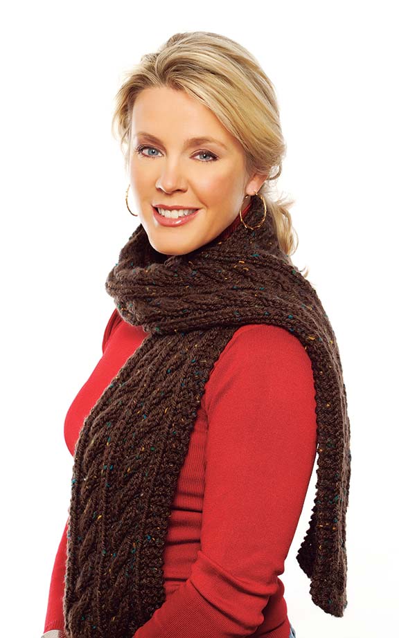 Free Chunky Cables Scarf Pattern