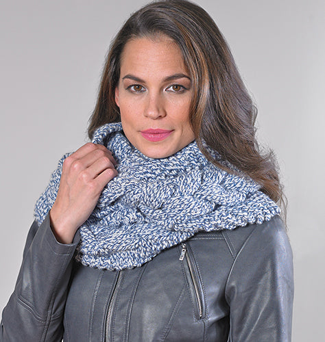 Free Cabled Ragg Cowl Pattern