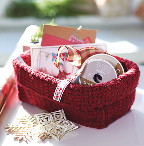 Free Stash Basket Pattern – Mary Maxim