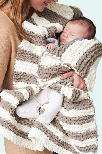 Free In A Wink Baby Blanket Pattern
