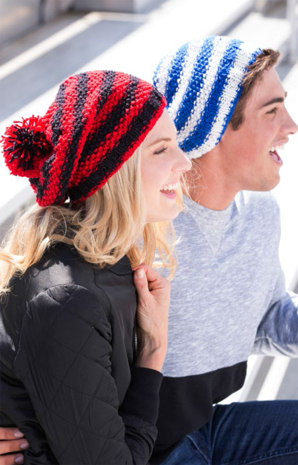 Free Let's Go! Slouchy Knit Hat Pattern