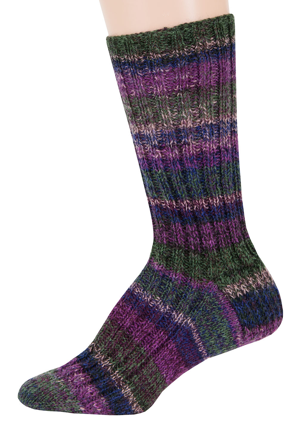 Free Top Down Ribbed Socks Pattern