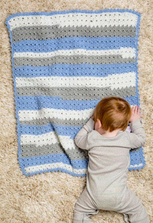 Free Primrose Crochet Baby Blanket