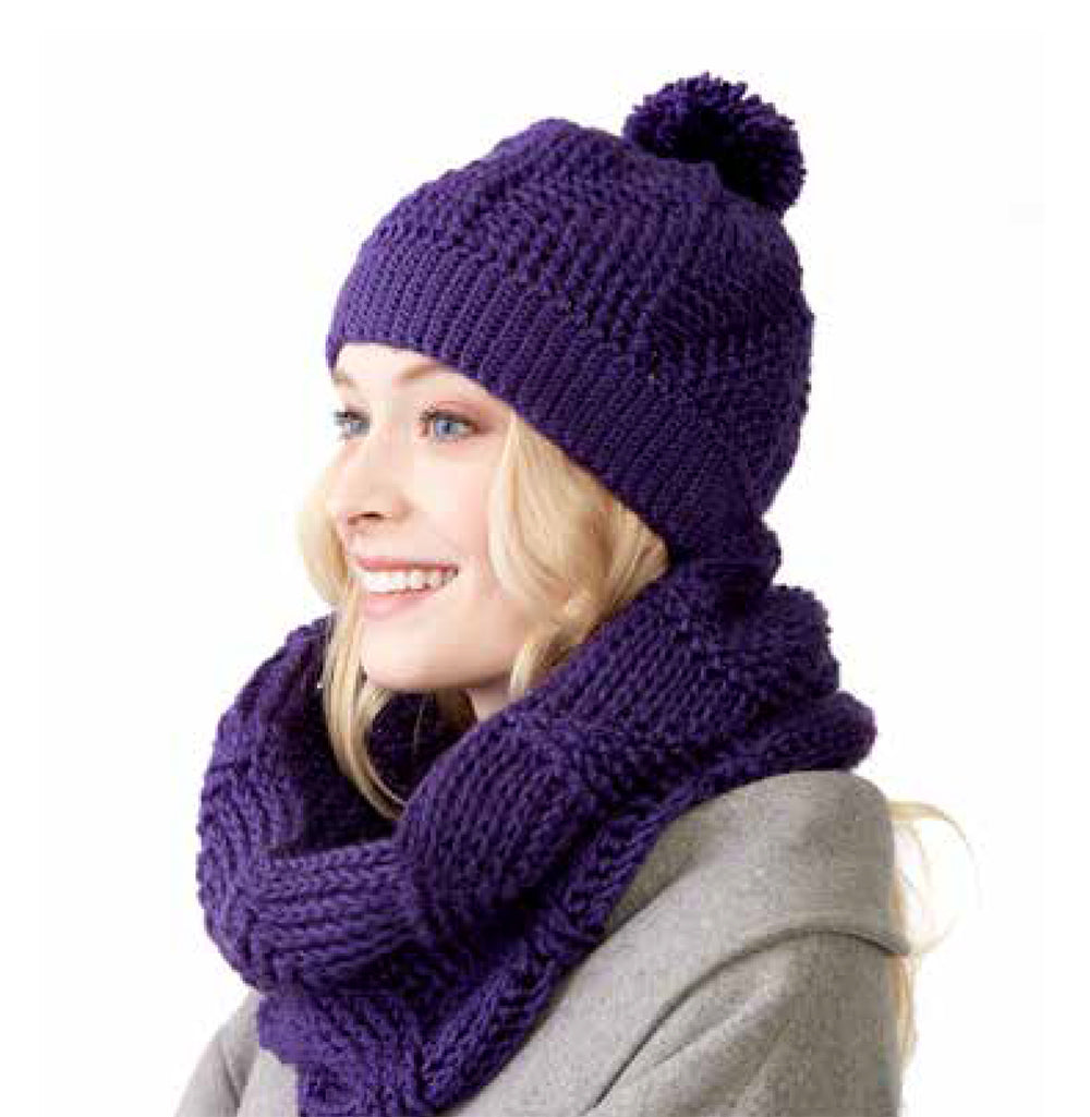 Free Twist 'n Shout Hat and Cowl Pattern