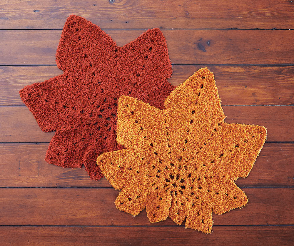 Free Maple Leaf Placemat Pattern – Mary Maxim free-maple-leaf-placemat-pattern-mary-maxim