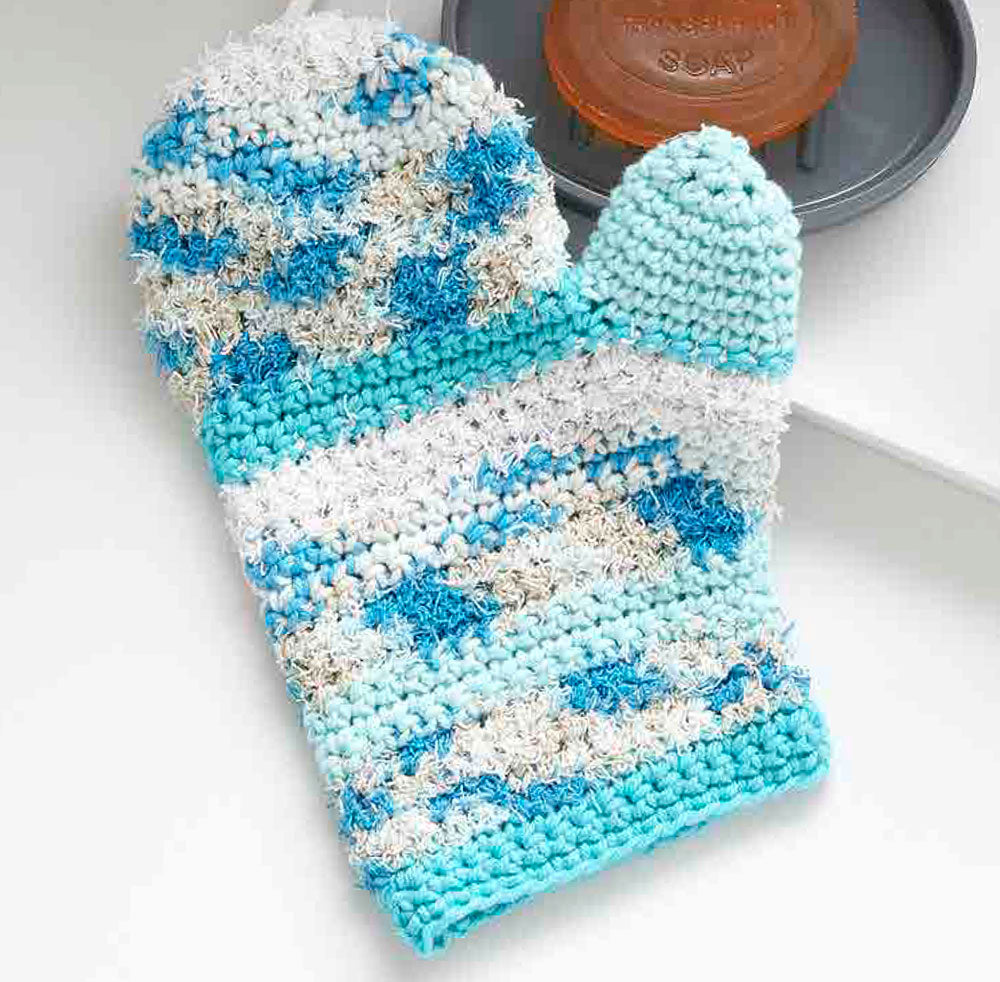 Free Scrub Clean Crochet Bath Mitt Pattern