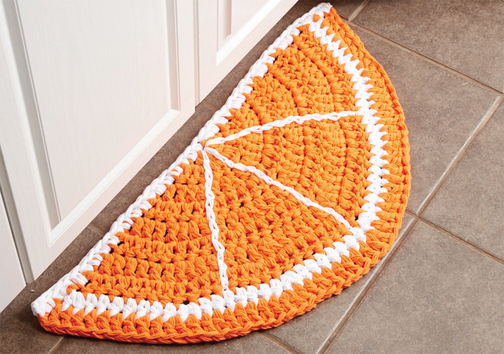 Free Citrus Slice Crochet Rug Pattern