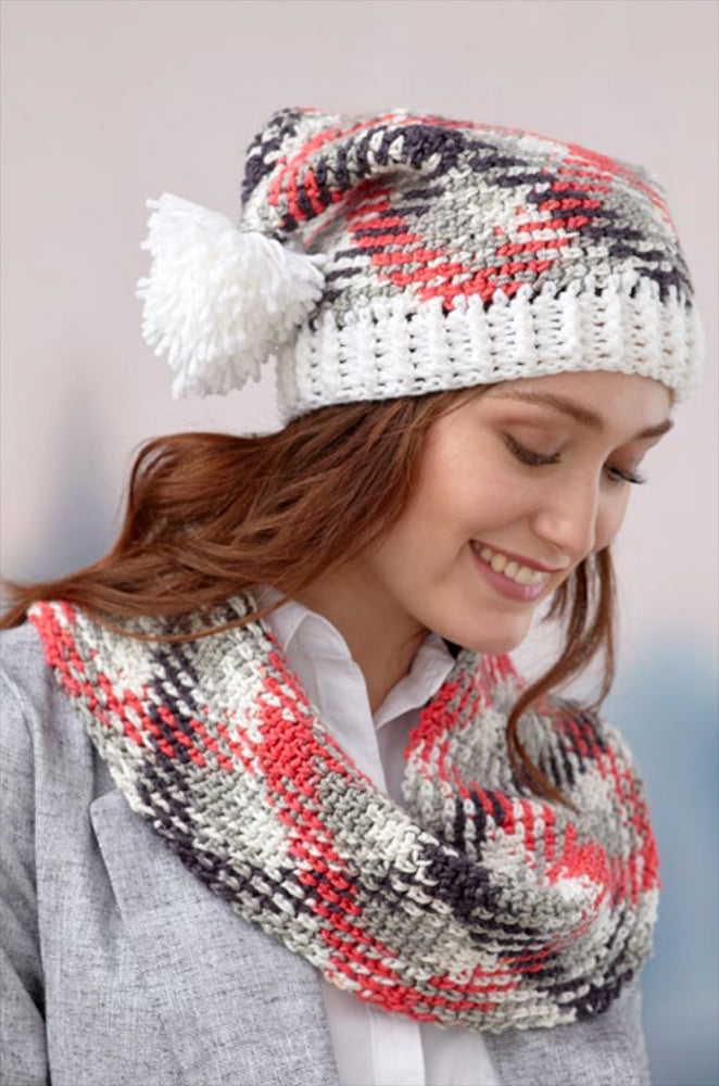 Free Planned Pooling Hat & Cowl Pattern – Mary Maxim display picture 1